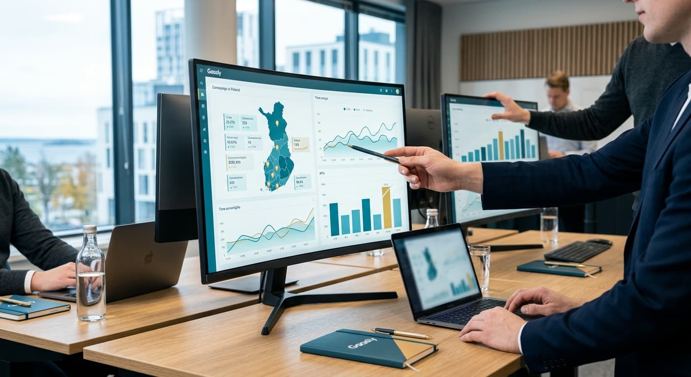 Suomalainen markkinointitiimi