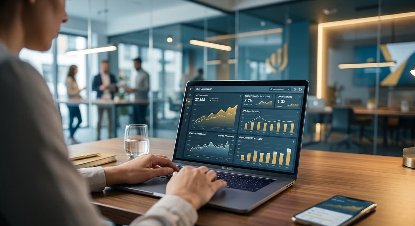 Search engine results with AI Overviews